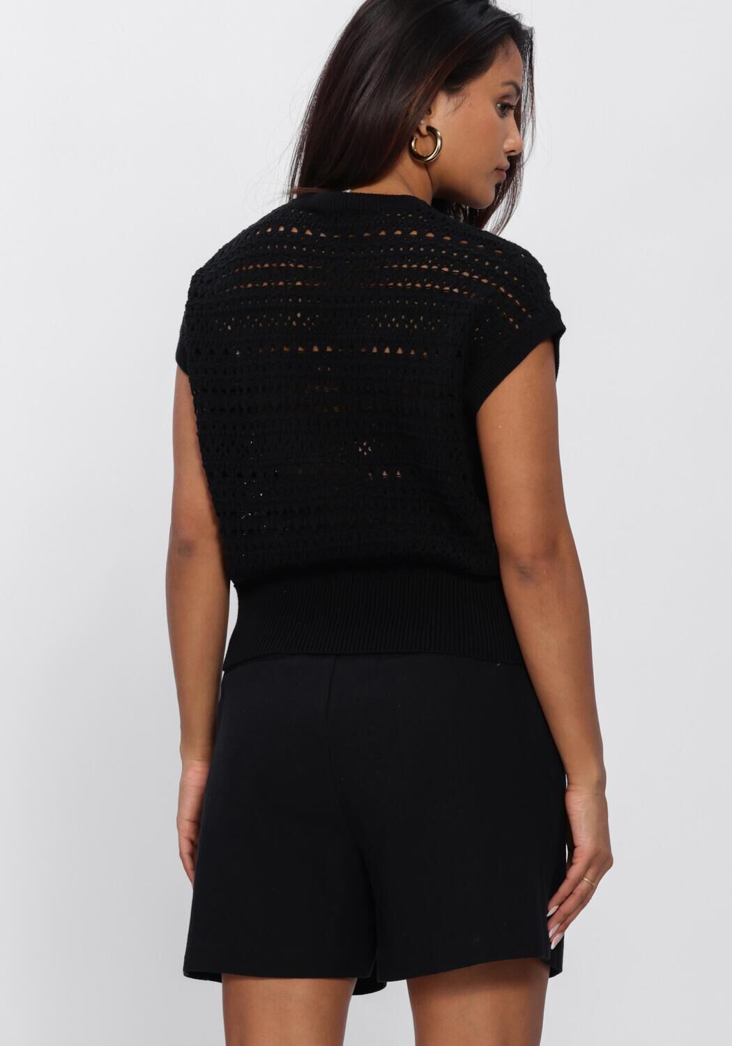 Schwarze NOTRE-V Pullover NV-HEIDA - large