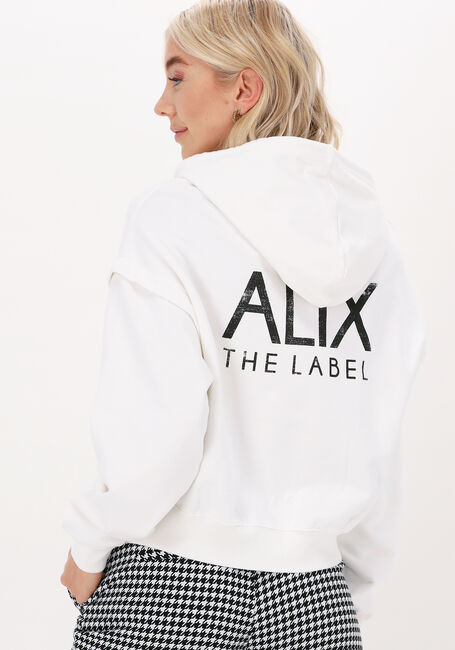 Nicht-gerade weiss ALIX THE LABEL Pullover LADIES KNITTED ALIX HOODIE - large