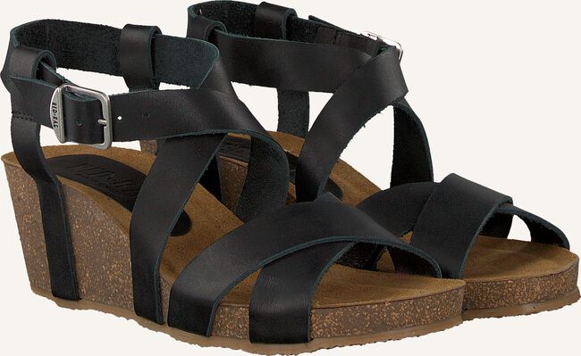 Schwarze RED-RAG Flache Sandalen 78080 Schwarze RED-RAG Flache Sandalen 78080 - large
