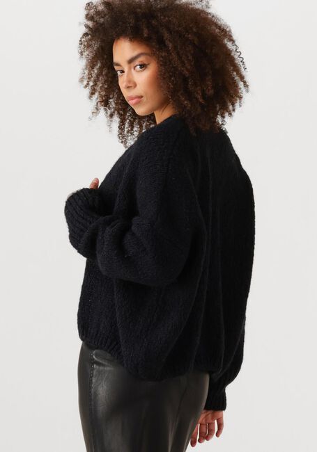 Schwarze KNIT-TED Strickjacke BECKY - large