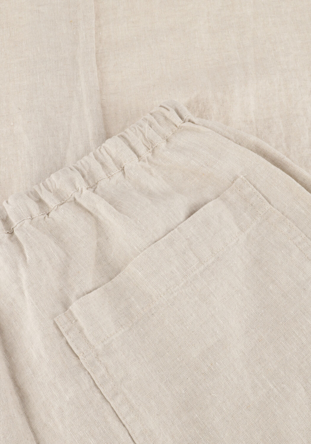 Beige BY-BAR Hose BASIL LINNEN PANT - large