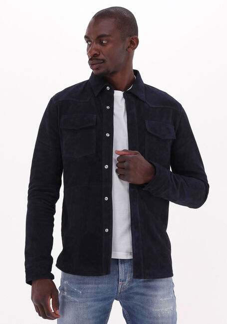 Dunkelblau GOOSECRAFT Overshirt WYATT SHIRT - large