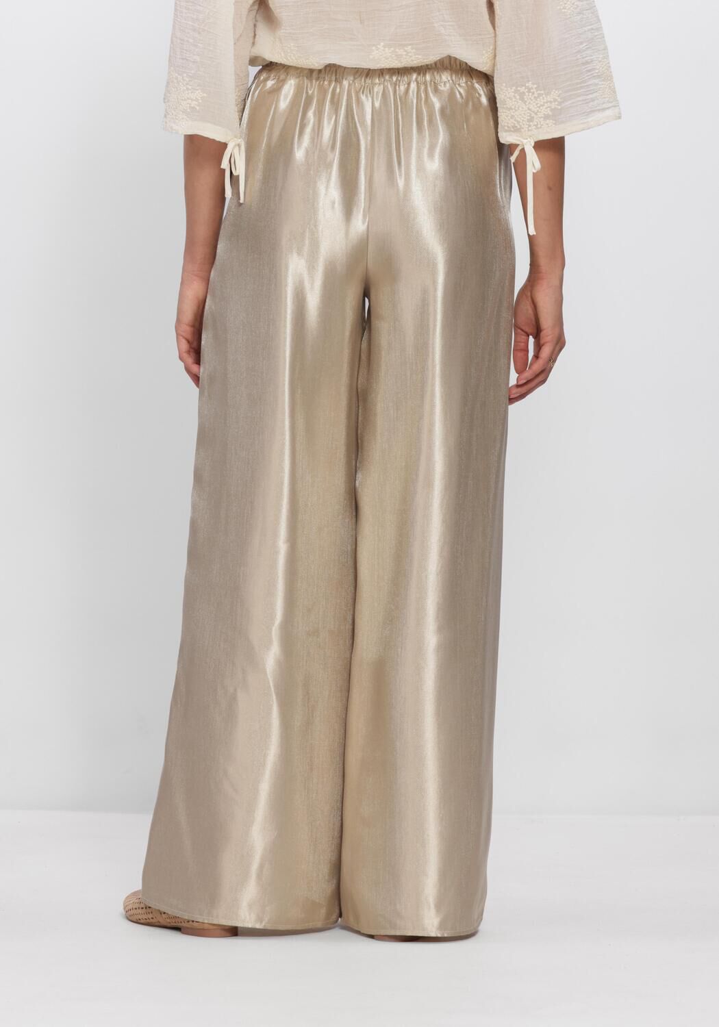 Goldfarbene FREEBIRD Hosen WV-SHINY-TWILL-VIS-26-1 - large