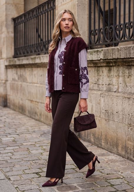 Bordeaux STUDIO AR Pullover & Cardigans IDONY BOUCLE KNIT - large