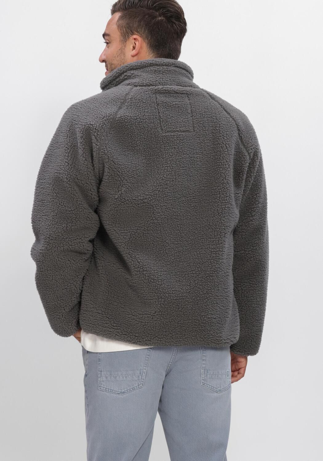 Dunkelgrau BUTCHER OF BLUE Pullover REESE FLEECE JACKET - large