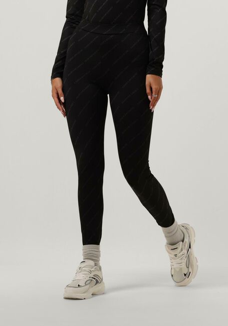 Schwarze ALIX THE LABEL Legging STRIPE LEGGING - large