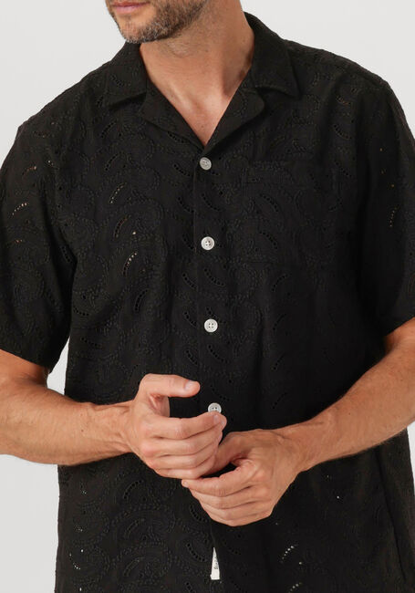 Schwarze FORÉT Casual-Oberhemd LEO PAISLEY SHIRT - large