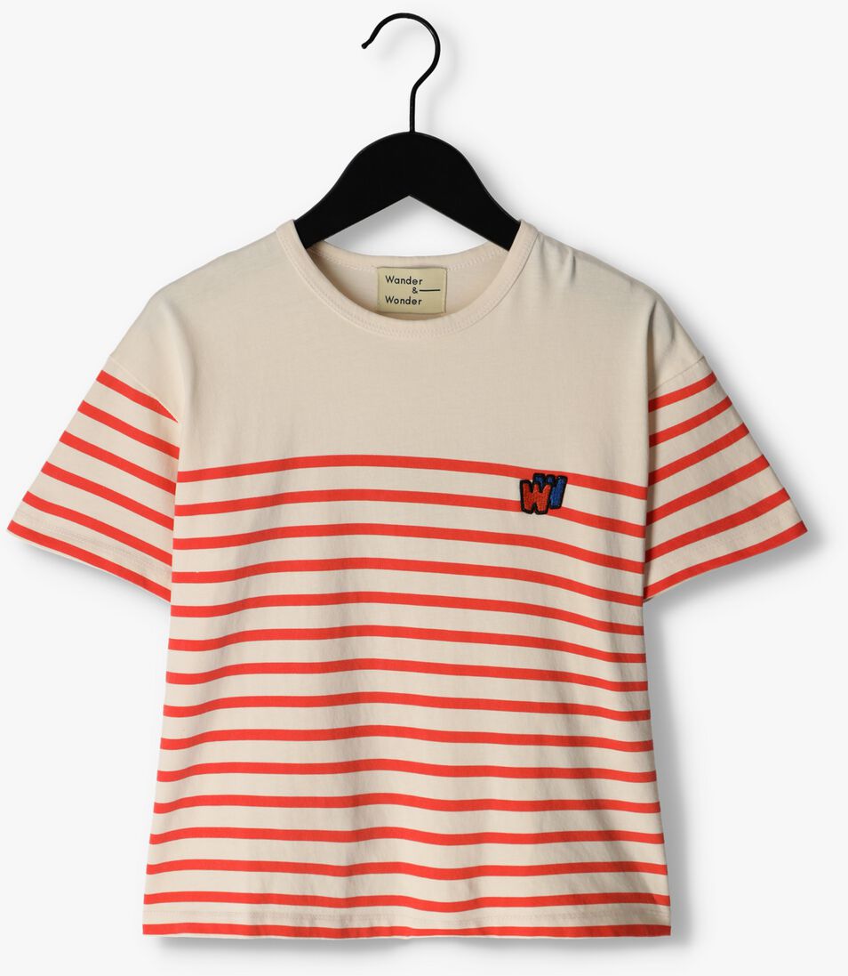 rote wander & wonder t-shirt striped tee