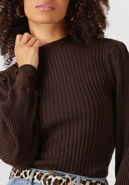 Braune NOTRE-V Strickjacke NV-GRIET - large