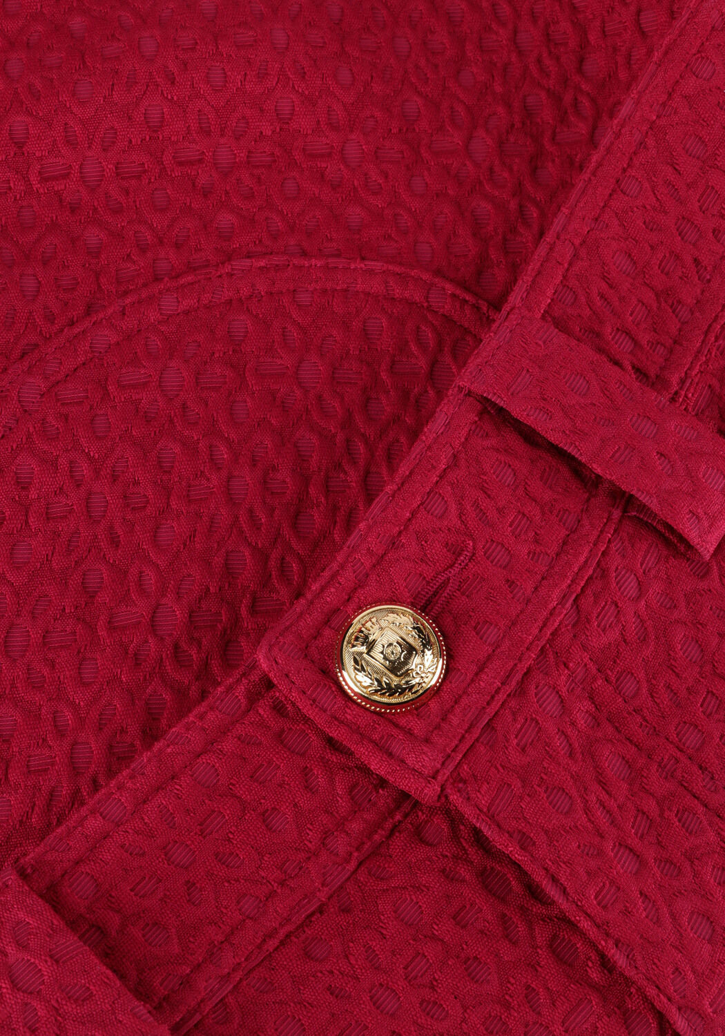 Rote VANILIA Hosen JAQUARD AJOUR SHORT - large