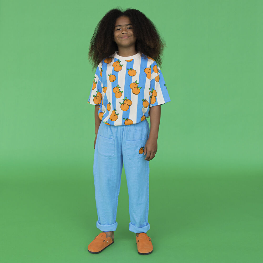 Mehrfarbige/Bunte CARLIJNQ T-shirt ORANGE - T-SHIRT OVERSIZED - large