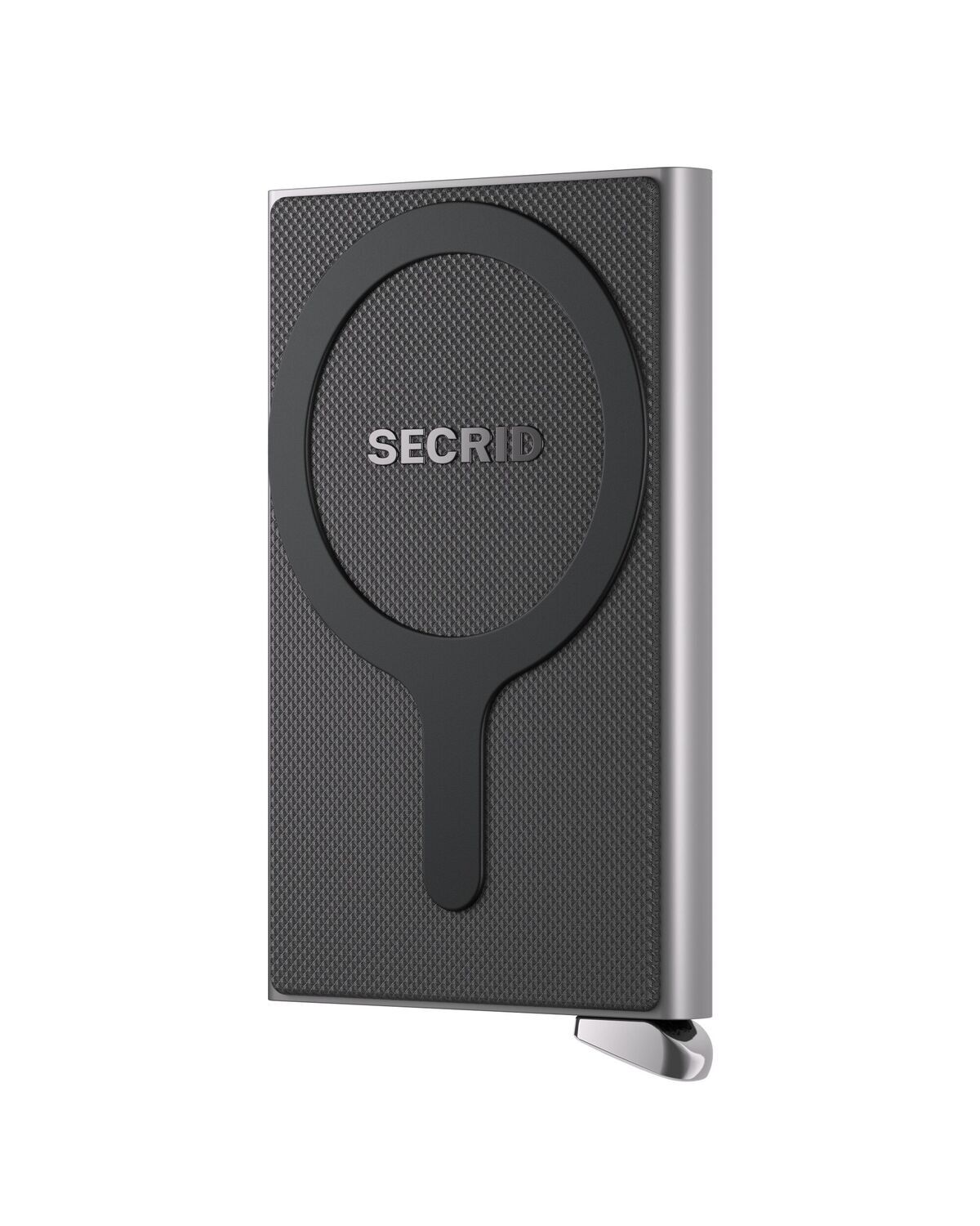 Silberne SECRID Portemonnaie CARDPROTECTOR FLUTED FOR MAGSAFE NAVY + - medium