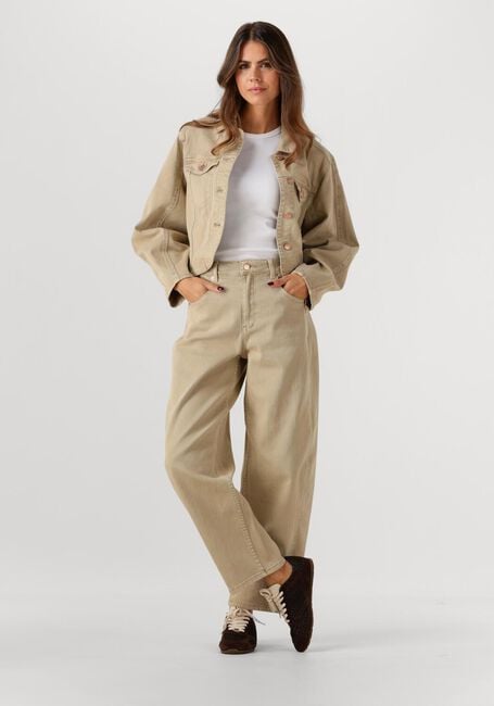 Beige Y.A.S. Baggy jeans YASLUA HMW ANKLE DENIM JEANS - large