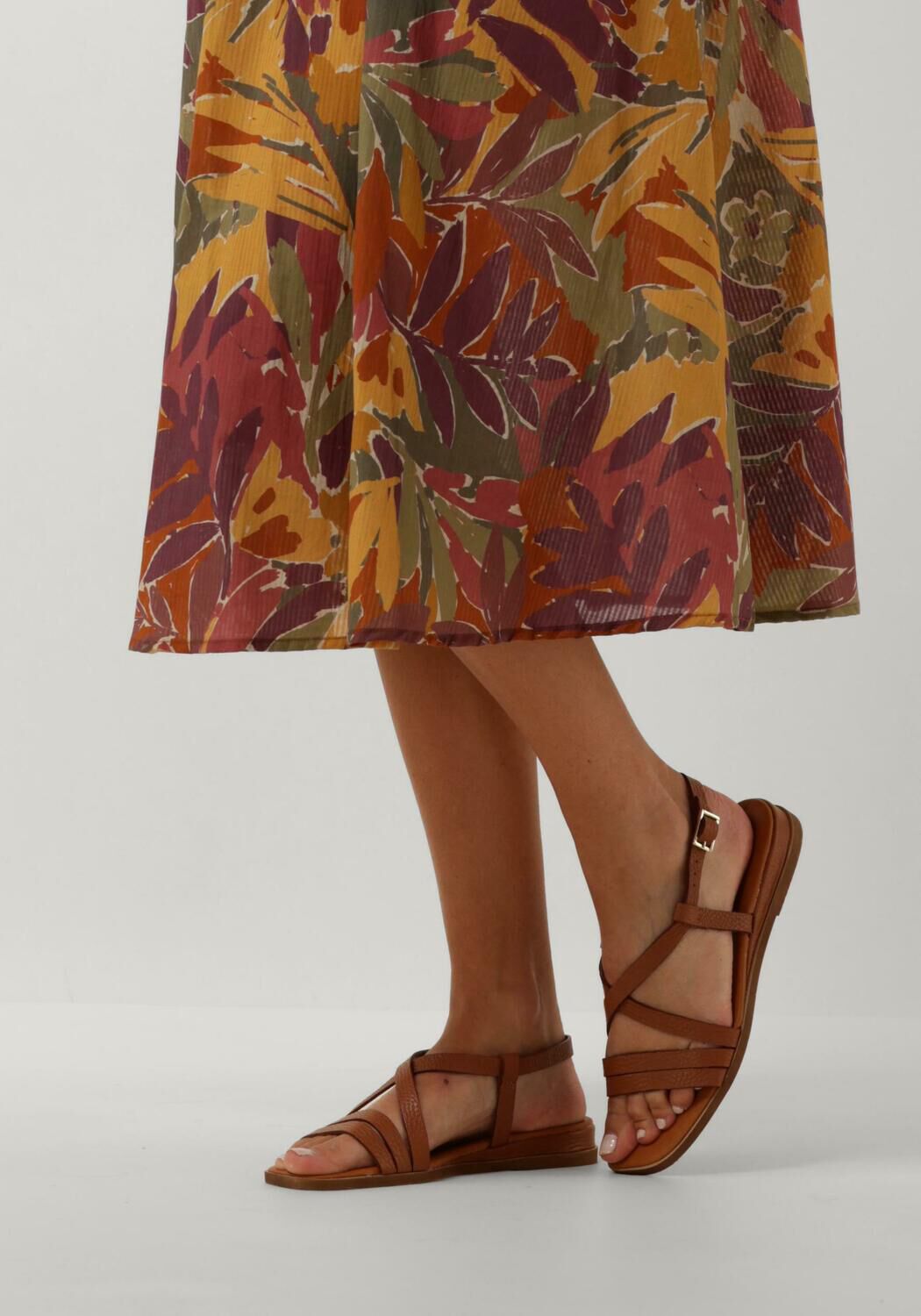 Cognacfarbene NOTRE-V Sandalen 23161 - large