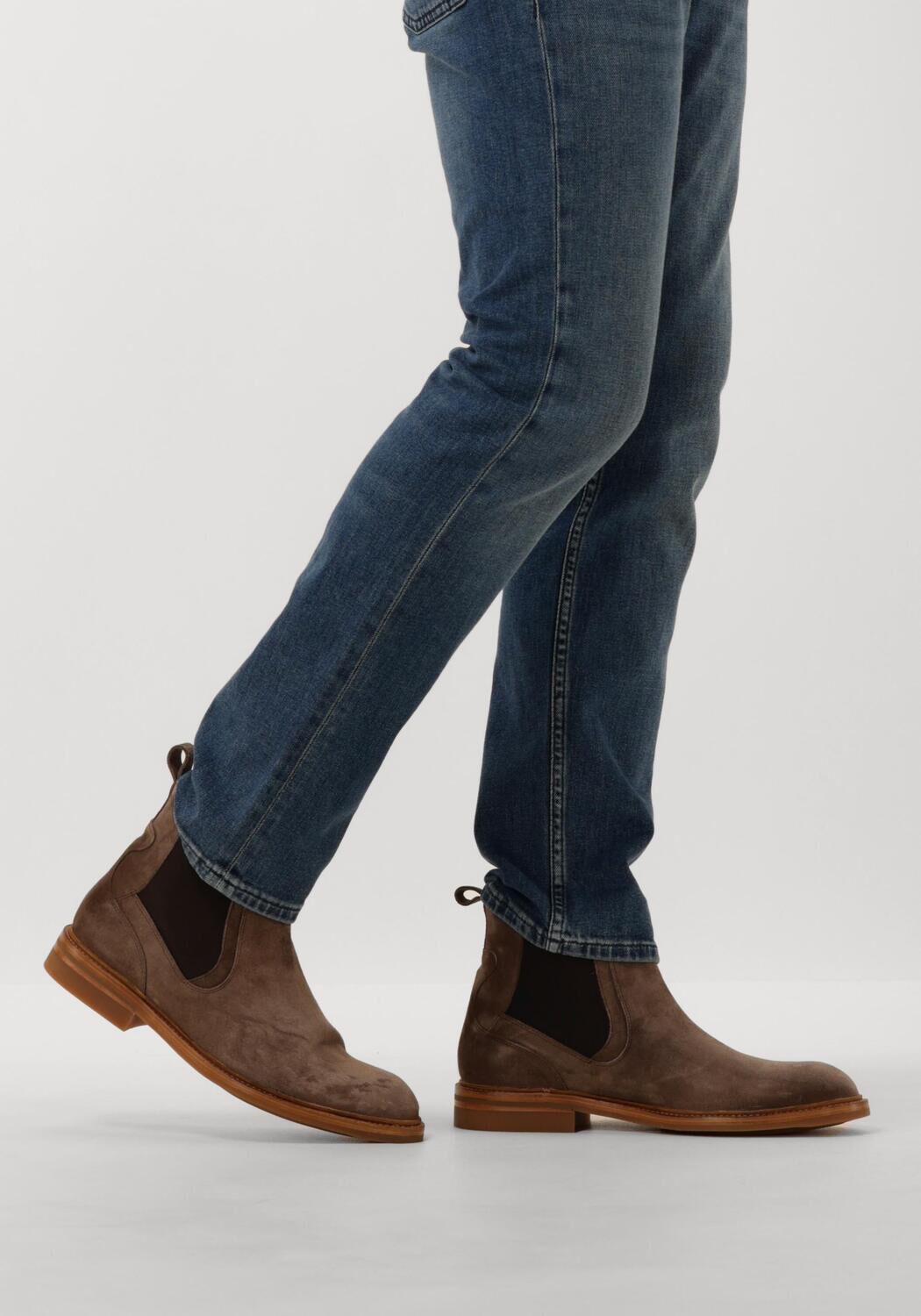 Taupe FLORIS VAN BOMMEL Chelsea Boots SFM-60044 - large