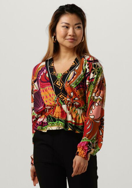 Mehrfarbige/Bunte VANILIA T-shirt PRINTED FUN BATSLEEVE - large