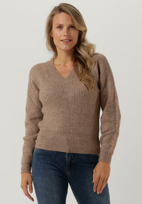 Taupe MINUS Pullover NEPHELE KNIT PULLOVER - large
