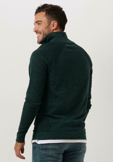 Grüne CAST IRON Pullover HALF ZIP COLLAR COTTON HEATHER PLATED HALF ZIP - large