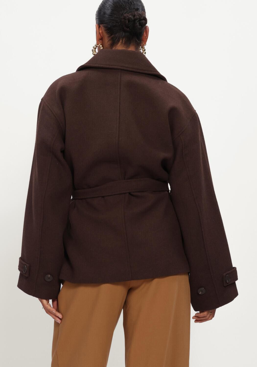Braune MSCH COPENHAGEN Jack MSCHAMARANDA JACKET - large