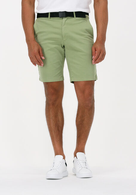 Grüne CALVIN KLEIN Kurze Hose GARMENT DYE BELTED SHORTS - large