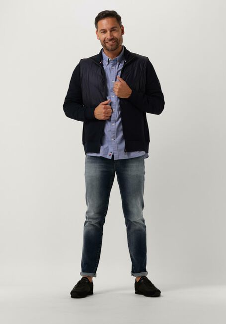 Dunkelblau TOMMY HILFIGER Jack MIX MEDIA CHEVRON ZIP THROUGH - large