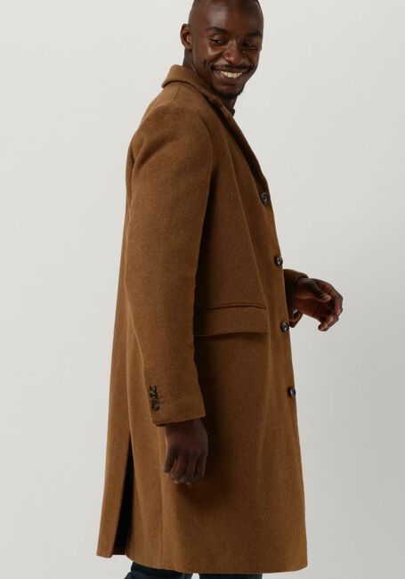 Camelfarbene SCOTCH & SODA Mäntel CLASSIC WOOL-BLEND OVERCOAT - large