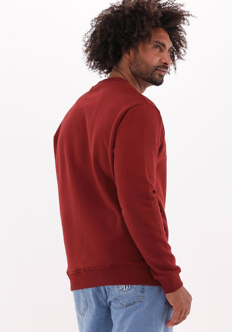 Rote WOODBIRD Sweatshirt ROBE DOUBLE CREW - large