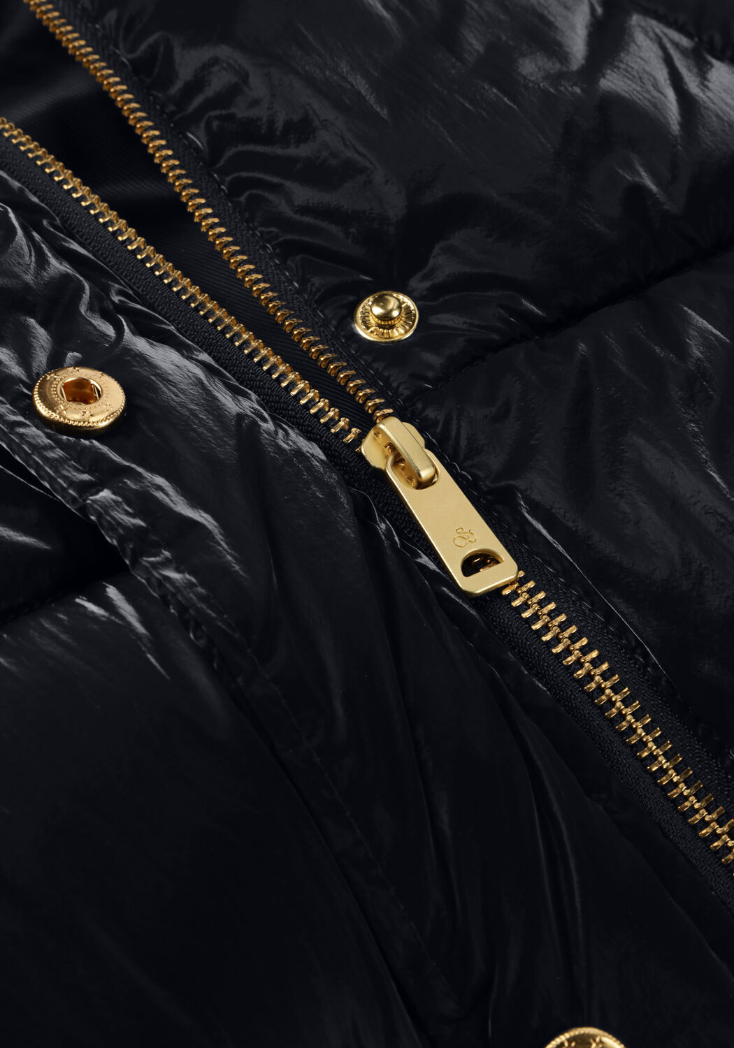 Black shiny puffer new arrivals