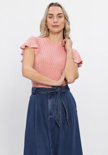 Rosane MOS MOSH Top MMGANNA PATTERN O-NECK KNIT TOP - large