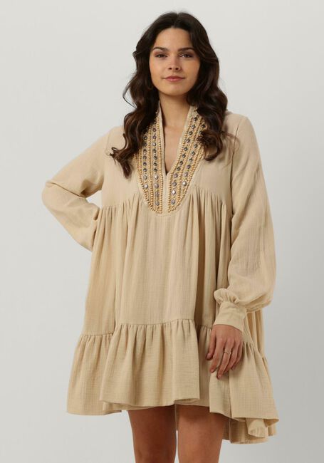 Beige MES DEMOISELLES Minikleid DRESS NOMA - large