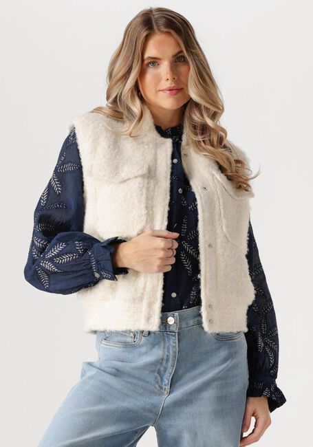 Weiße NUKUS Gilet MIA GILET BOUCLE - large