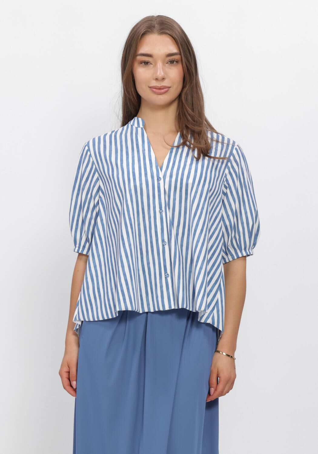 Blaue JAPAN TKY Blusen BILLY DESSIN - large