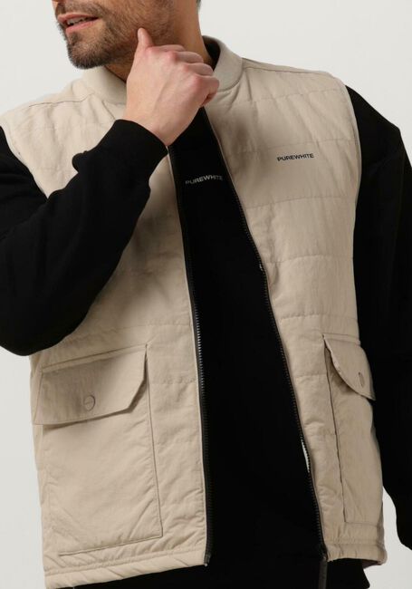 Sand PUREWHITE Bodywarmer LIGHT PADDED BODYWARMER - large