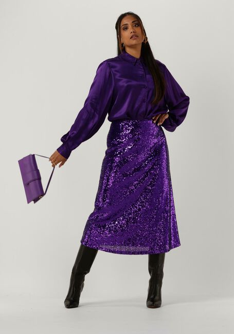 Lilane SELECTED FEMME Midirock SOLA HW MIDI SEQUINS SKIRT - large