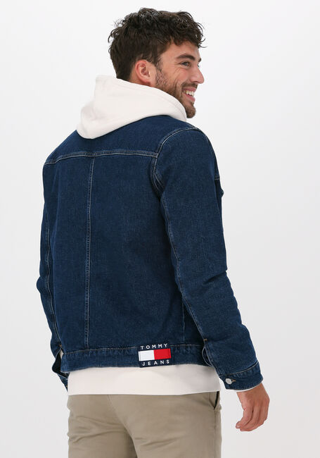 Blaue TOMMY JEANS Jeansjacke RGLR SHERPA TRKR JCKT BE551 DB - large