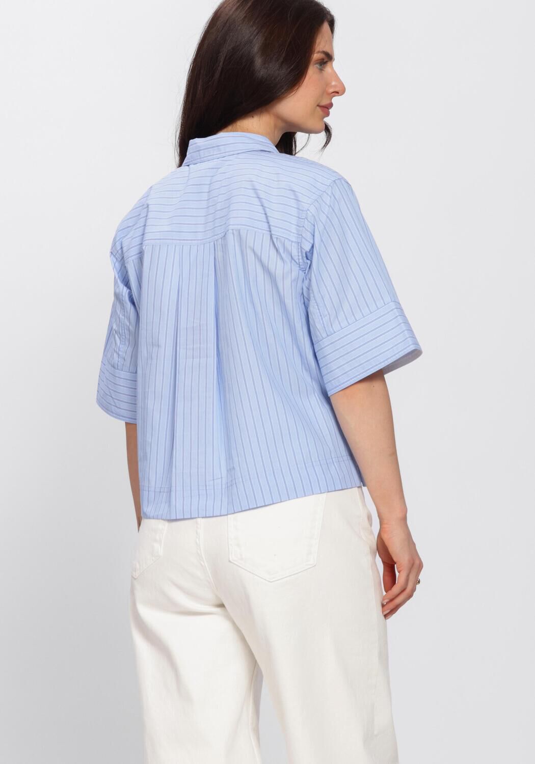 Blaue ROUGE EDIT Blusen ROUPAIGE 2/4 SHIRT / PF - large