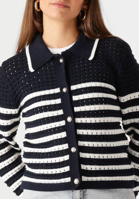Schwarze NEO NOIR Strickjacke EFFIE KNIT CARDIGAN - large