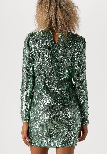 Grüne SELECTED FEMME Minikleid SLFARI-COLYN LS SHORT SEQUINS - large