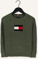 Grüne TOMMY HILFIGER Pullover RAGLAN FLAG SWEATER Grüne TOMMY HILFIGER Pullover RAGLAN FLAG SWEATER - medium