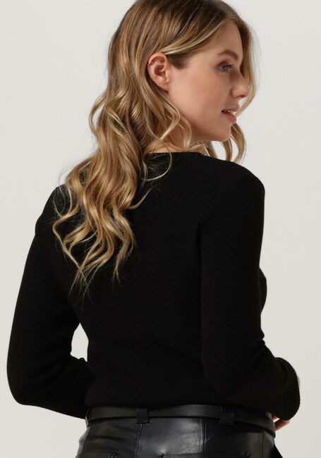 Schwarze VANILIA Top NOOS STRUC LONG NEW - large