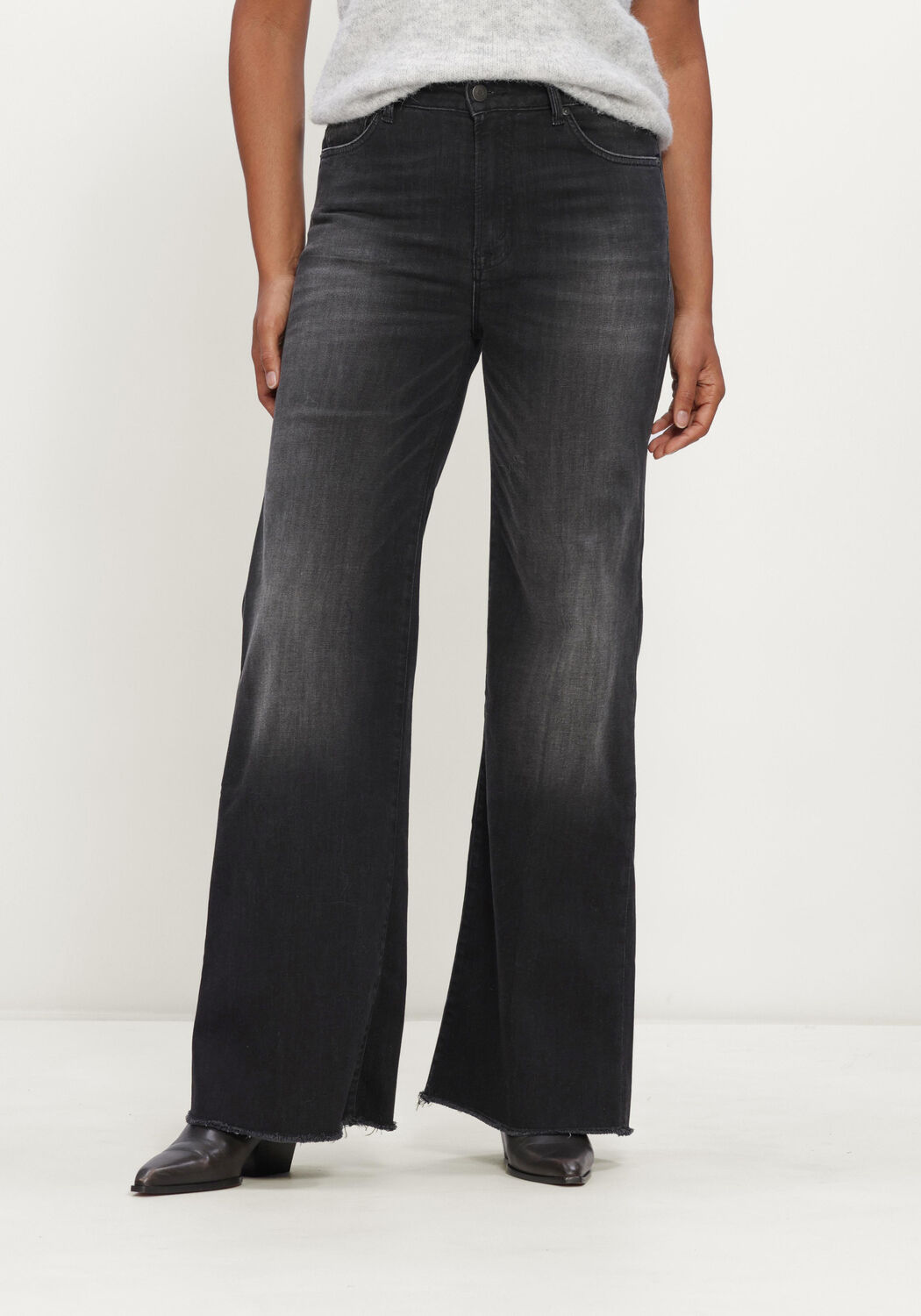 Schwarze CIRCLE OF TRUST Flared jeans MARLOW DNM - large