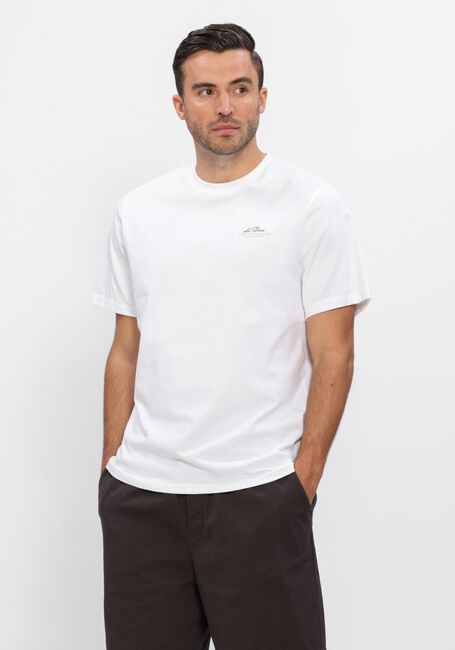 Wei&szlig;e LES DEUX T-shirt BEN GLOBE T-SHIRT - large