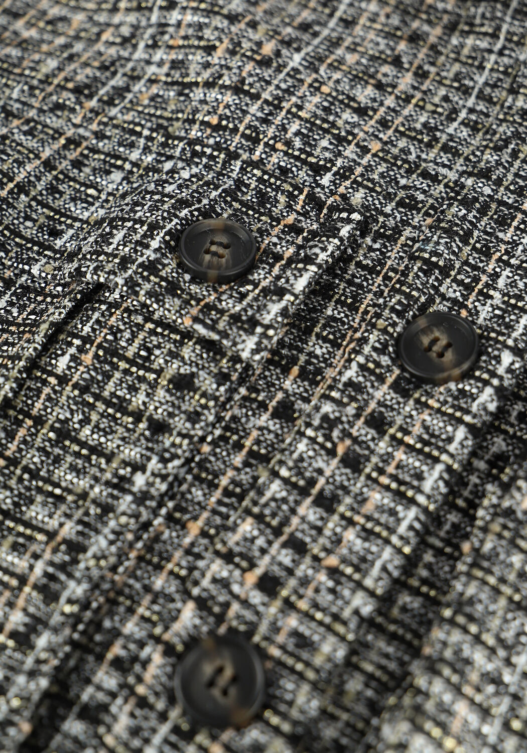 Schwarze CO'COUTURE Jack IVALO BOUCLE JACKET - large