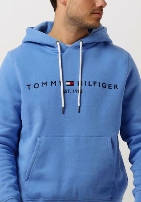 Blaue TOMMY HILFIGER Sweatshirt TOMMY LOGO HOODY - large