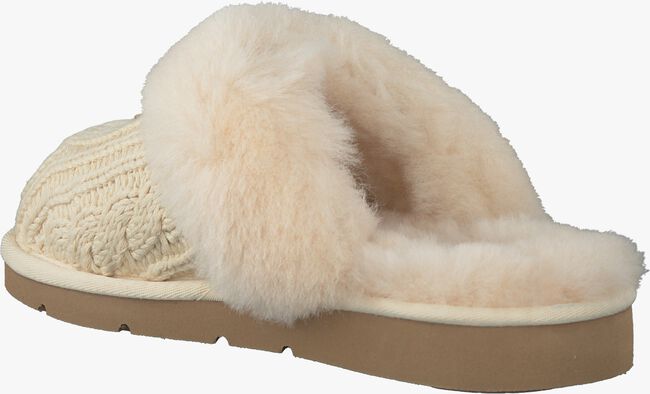 Weiße UGG Hausschuhe COZY KNIT CABLE - large