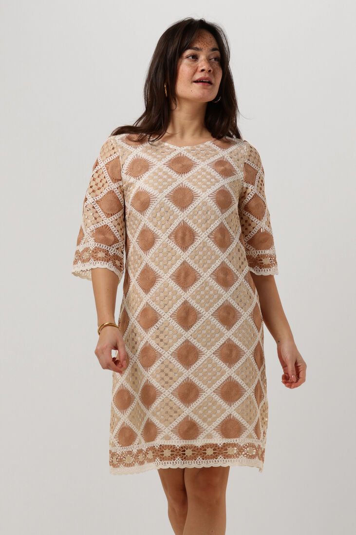 beige ana alcazar minikleid 049510-3322
