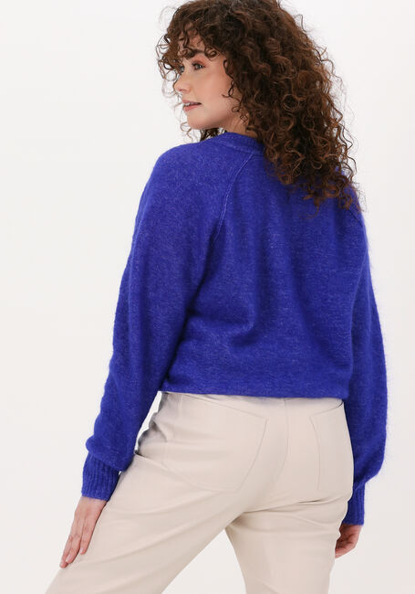 Dunkelblau SECOND FEMALE Strickjacke BROOK KNIT REVERSE BOXY CARDIG - large