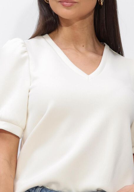 Nicht-gerade weiss OBJECT Top OBJANDREA S/S RE V-NECK TOP - large