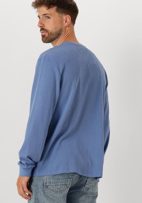 Hellblau CALVIN KLEIN Pullover LS WAFFLE BADGE CREWNK TEE - large
