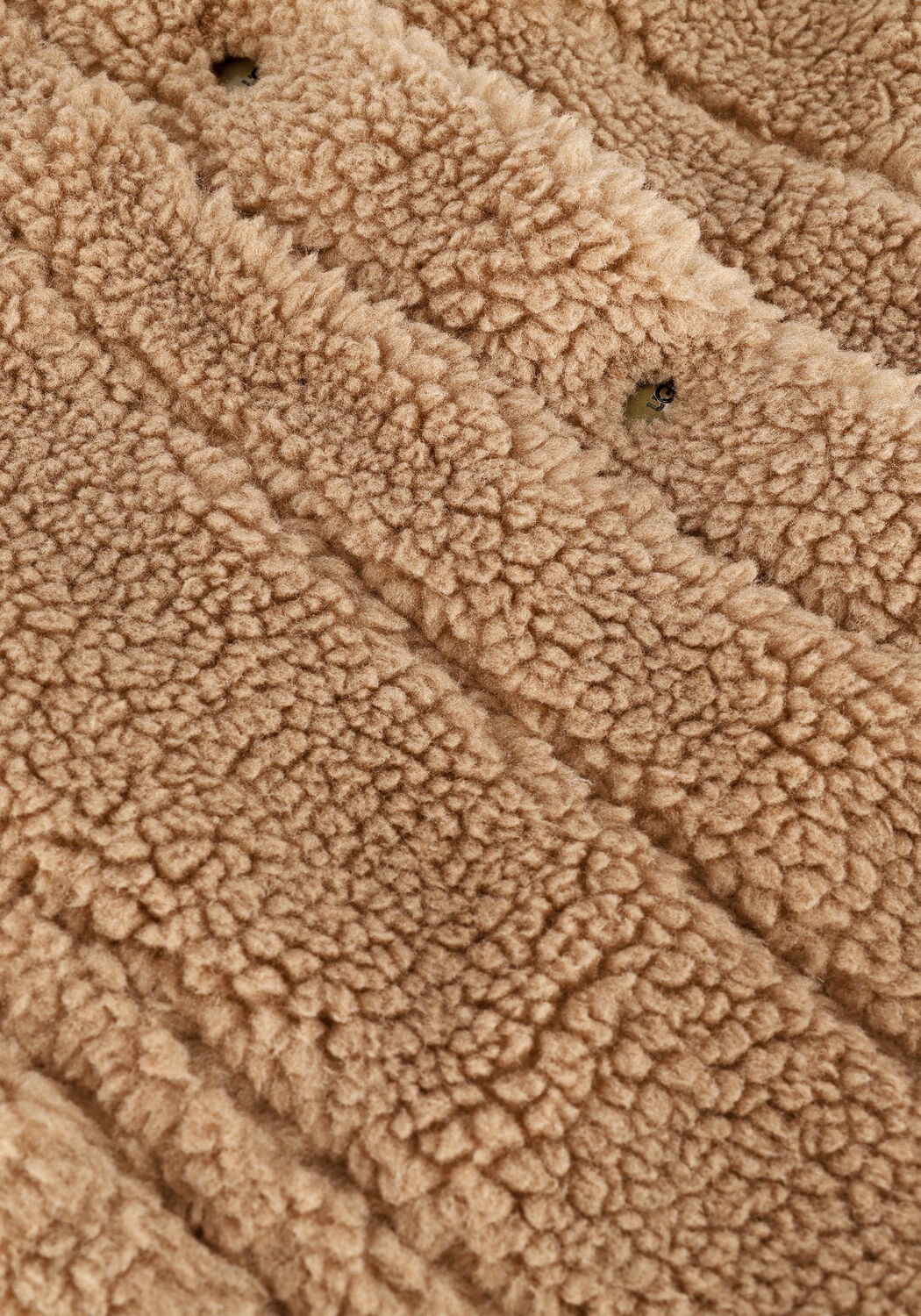 Camelfarbene UGG Teddy-Jacke W FRANKIE SHERPA TRUCKER JACKE - large